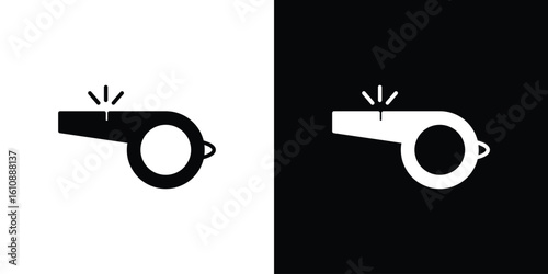 Whistle icon vector illustration glyph style designs for web.
