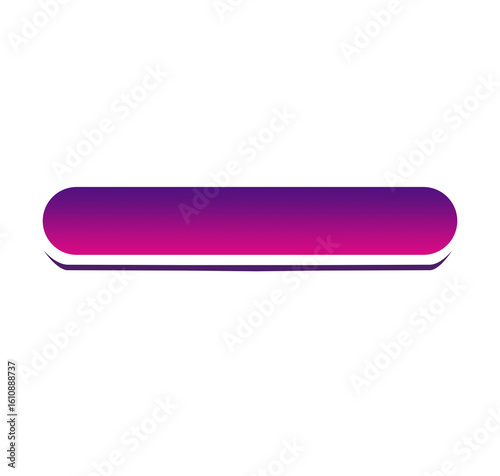 Multicolor text banner with rectangular speech box and creative modern design isolated on white background