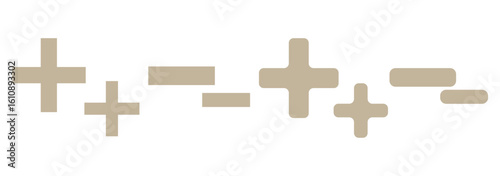 plus, minus icon , , vector design