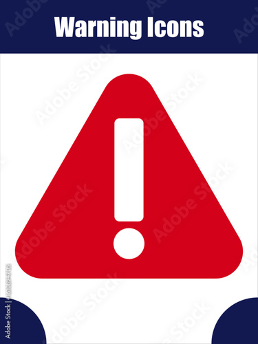 Color Transition Warning Icons With Exclamation Point Symbol. Warning icons show alert triangle shifting colors from black to orange to red.
