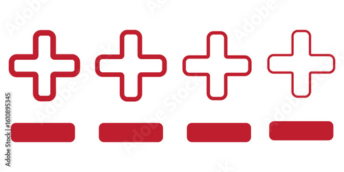 Four basic mathematical operation symbols plus minus multiply and divide