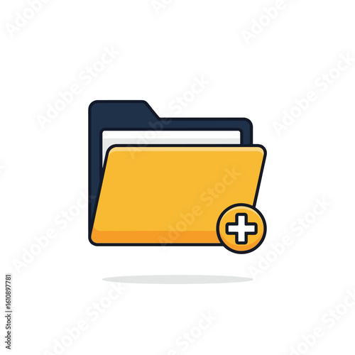 New Folder Icon: Add Data, Create Directory, File Management