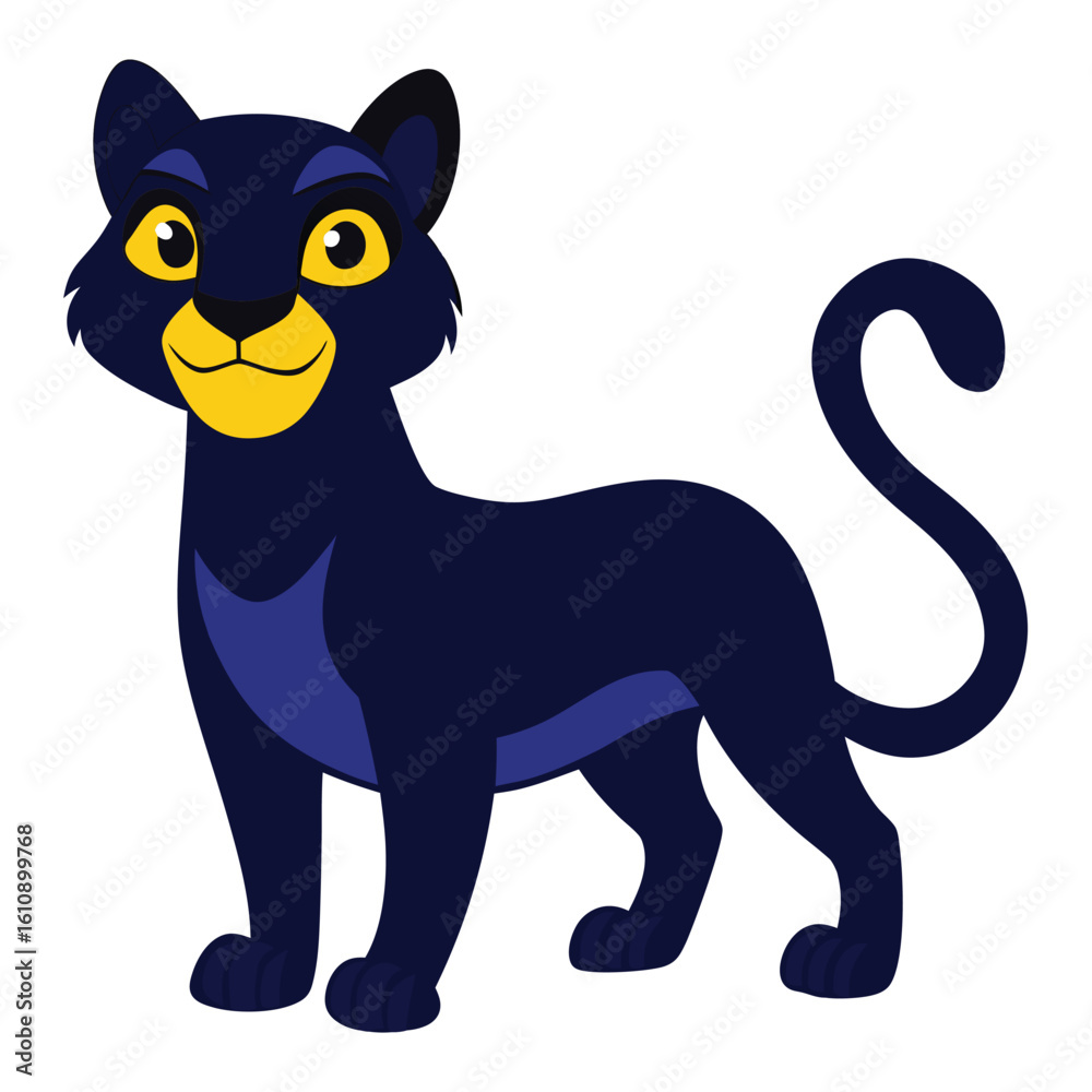 Fototapeta premium vector illustration of a cat