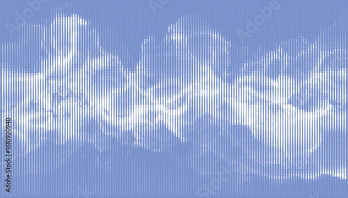Light blue and white grunge vector background with textured wave elements, Halftone abstract music design for creative layouts and graphic compositions