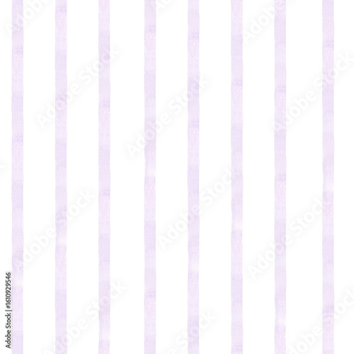 Lilac Watercolor Striped Background