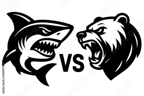 Primal Showdown – Shark Versus Bear in an Epic Wildlife Confrontation