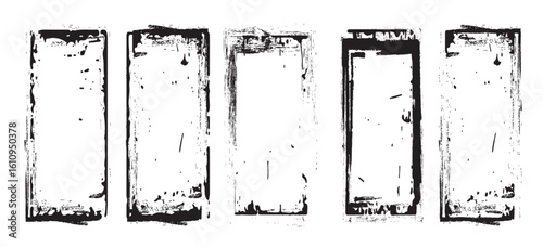 vintage grunge paper texture collection vector illustration