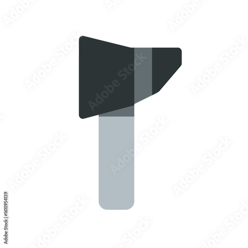 otoscope equipment simple flat icon illustration