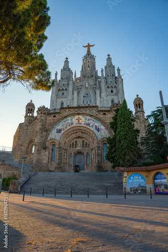 Barcelona, Spain, Tibidabo, Templo Expiatorio del Sagrado Corazón, Temple Expiatori del Sagrat Cor, church