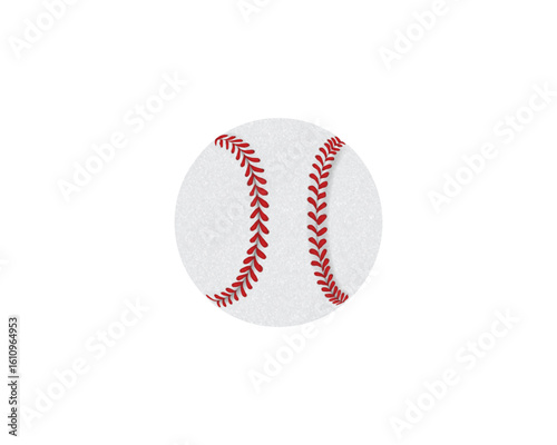 Baseball ball icon. Vector illustration.