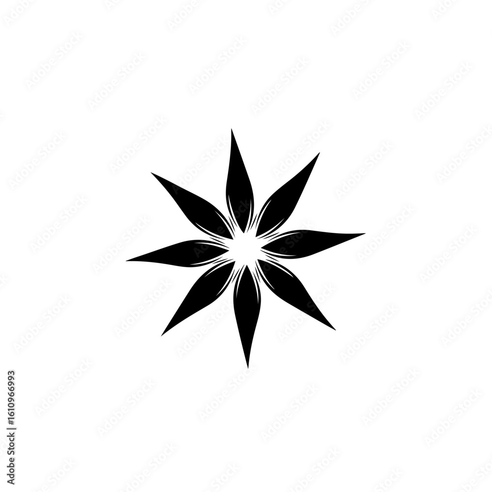 Obraz premium vector illustration of an abstract flower