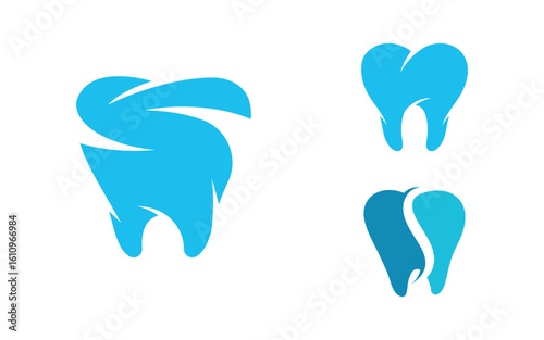 Dental Medical Care Logo icon vector design template v2.4