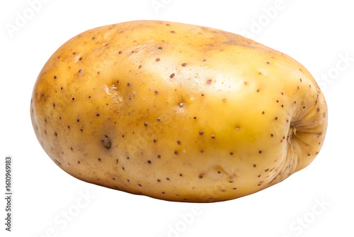 Potato vegetable isolated on transparent background full depth of field PNG icon isolated with transparent background