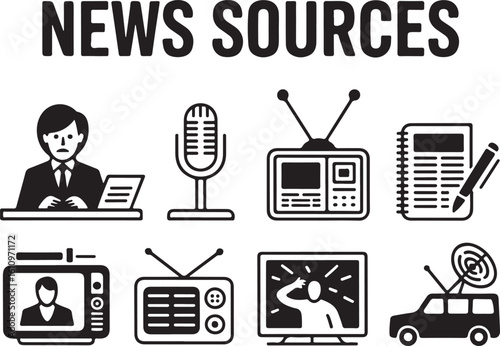 News broadcast media communication television