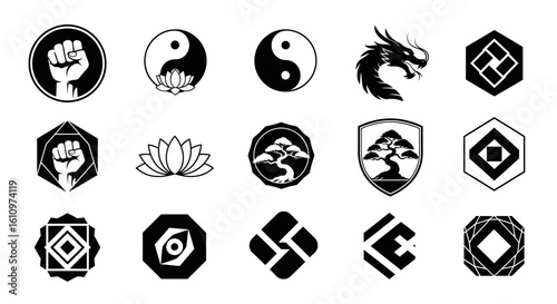 Symbol collection Abstract with logo, and icon set.