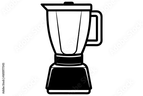 black and white blender vector 
