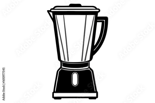 black and white blender vector 