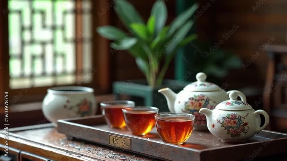 traditional chinese tea dish