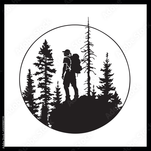 Wilderness clipart black, exploration