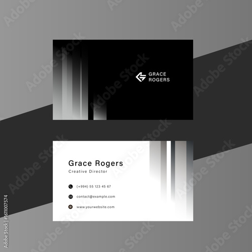 Minimal and Modern business card design template