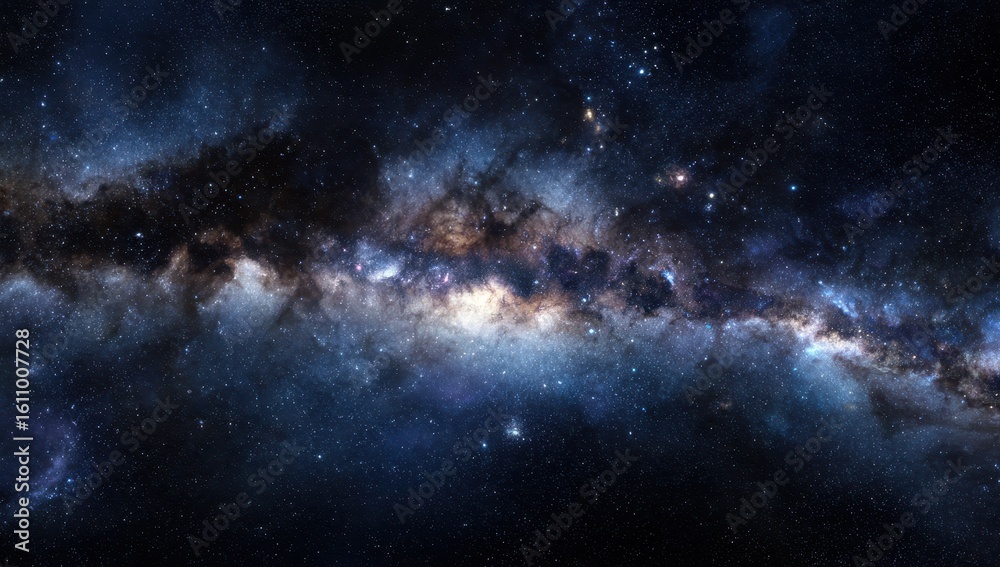 Fototapeta premium Vast Milky Way Galaxy Panorama