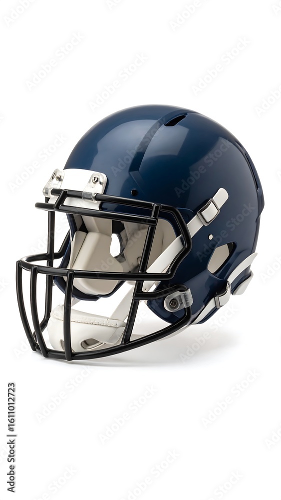 Fototapeta premium Dark blue football helmet