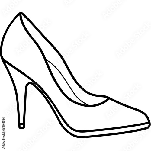 Elegant High Heels - Fashion Art Vector