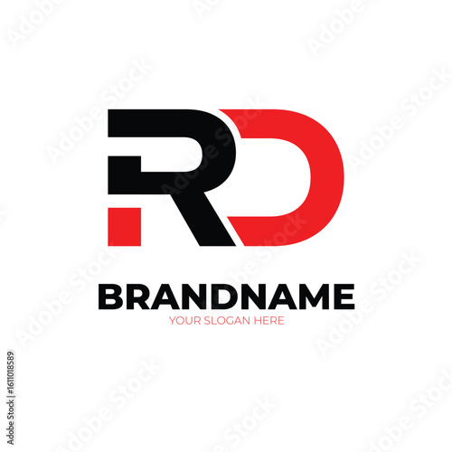 LETTERS RD LOGO TEMPLATE