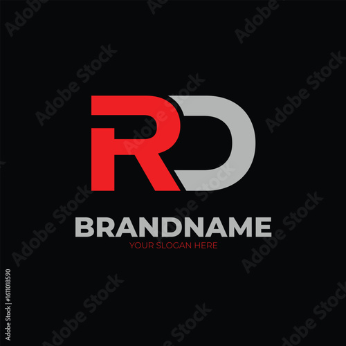 RD LETTERS LOGO TEMPLATE