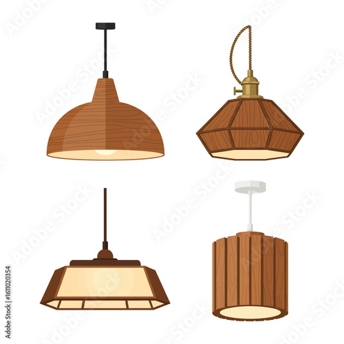 Wooden Pendant Lights A Collection of Rustic Ceiling Fixtures