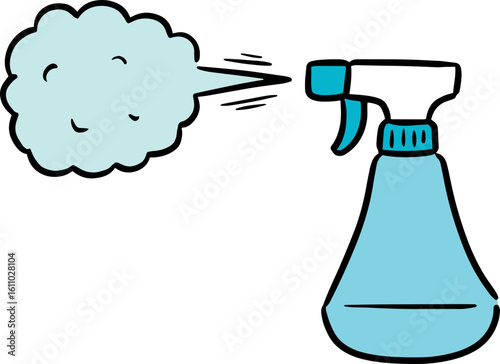 Illustration of spray bottle
