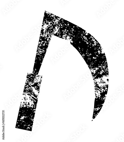 Vector Abstract with distressed texture.