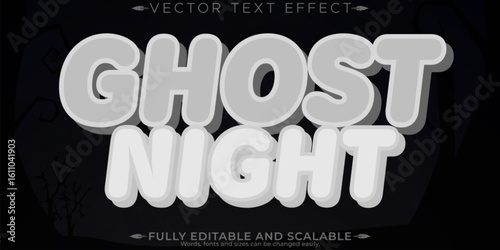 Horror text effect, editable monster and scary text style