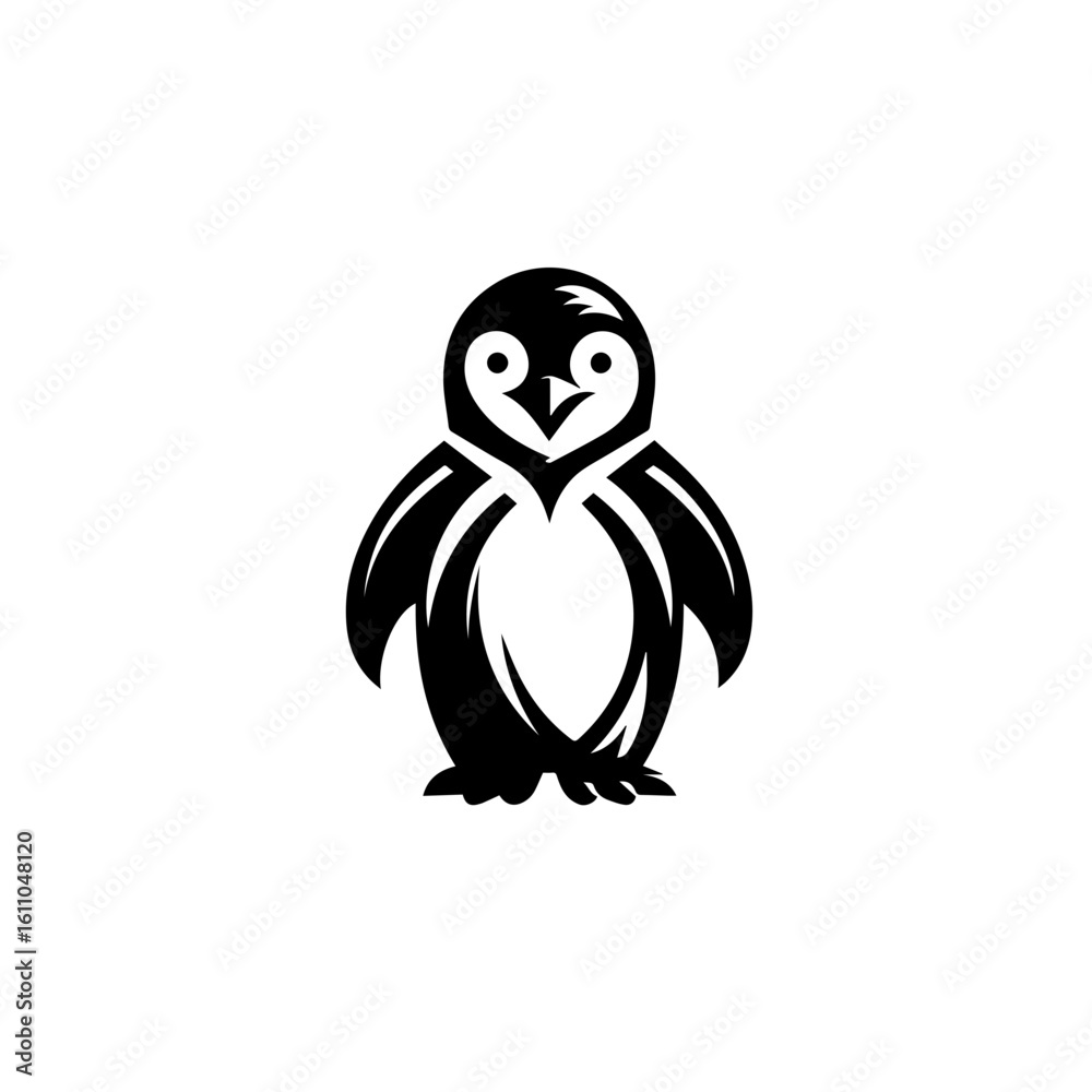 Obraz premium Penguin illustration isolated on white background