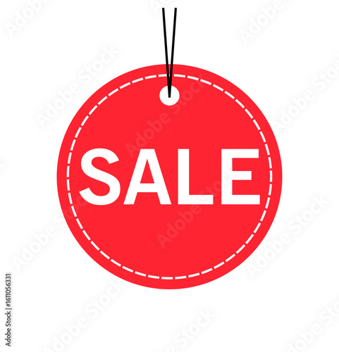 red sale tag