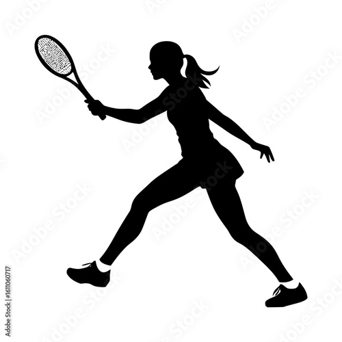 Clean Tennis Icon, Minimalist Graphic