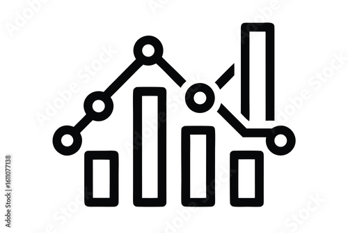 ai kpi vector icon