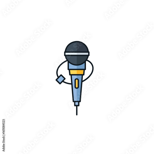 Microphone Icon: Podcast, Music, and Voice Recording