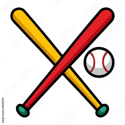 baseball bat and ball