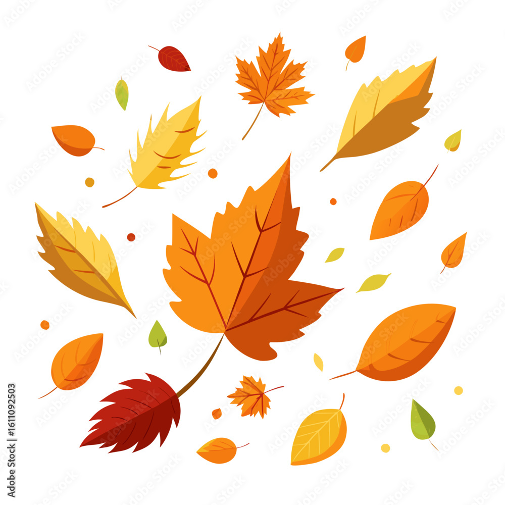 Fototapeta premium autumn leaves background