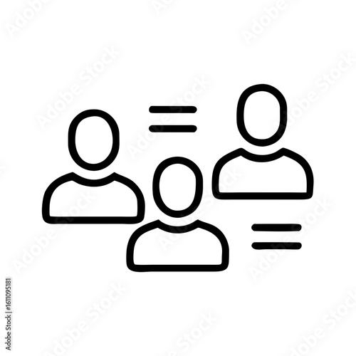 Team dashboard icon representing collaboration and communication within teams