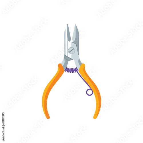 Wire Cutter Illustration: Precision Tool for Electrical & Craft Work