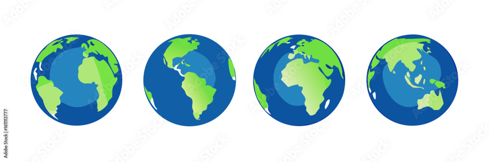 Fototapeta premium africa, america, asia, atlantic, atmosphere, australia, background, business, business travel symbol, cartography, collection, concept, continent, continents, design, direction east, earth, east, ecol