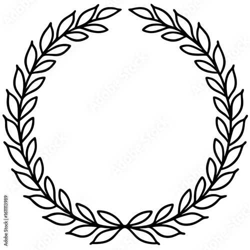 gold laurel wreath