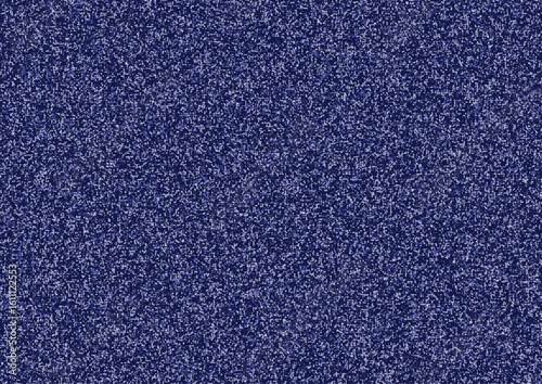 Dark blue noise texture – abstract static grain vector background.