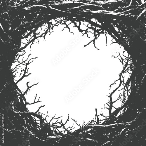 root frame death metal band poster, root frame horror frame