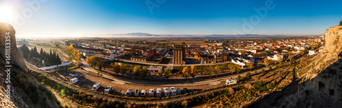 ultra wide city shot