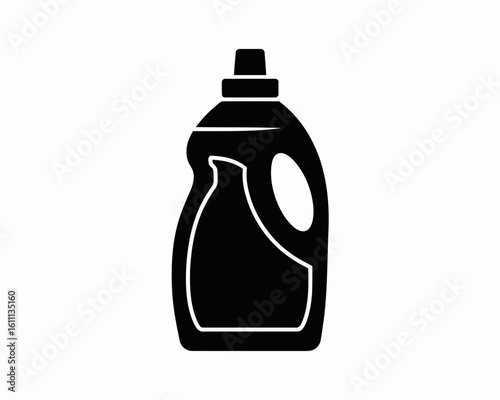plastic bottle isolated on white