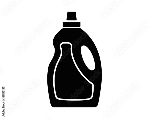 plastic bottle of detergent