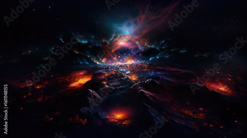 abstract mystery space background